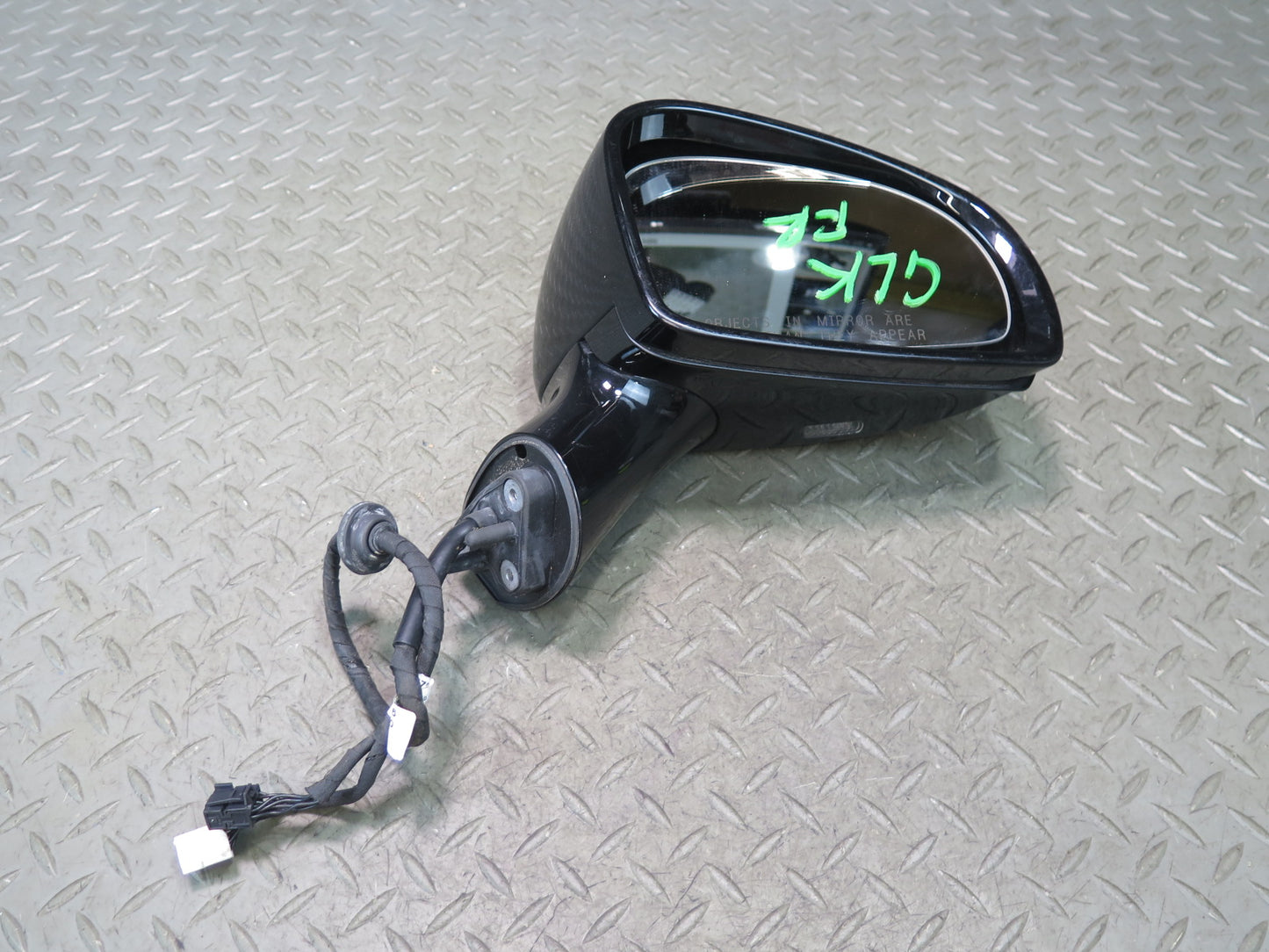 2012-2016 Mercedes R172 SLK Front Right Side Door Rear View Folding Mirror Black