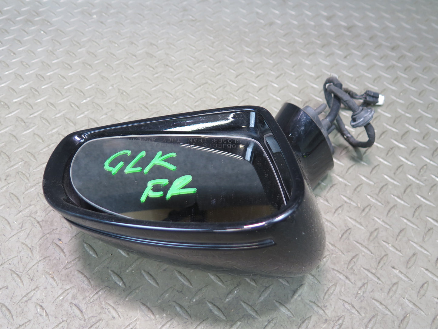 2012-2016 Mercedes R172 SLK Front Right Side Door Rear View Folding Mirror Black