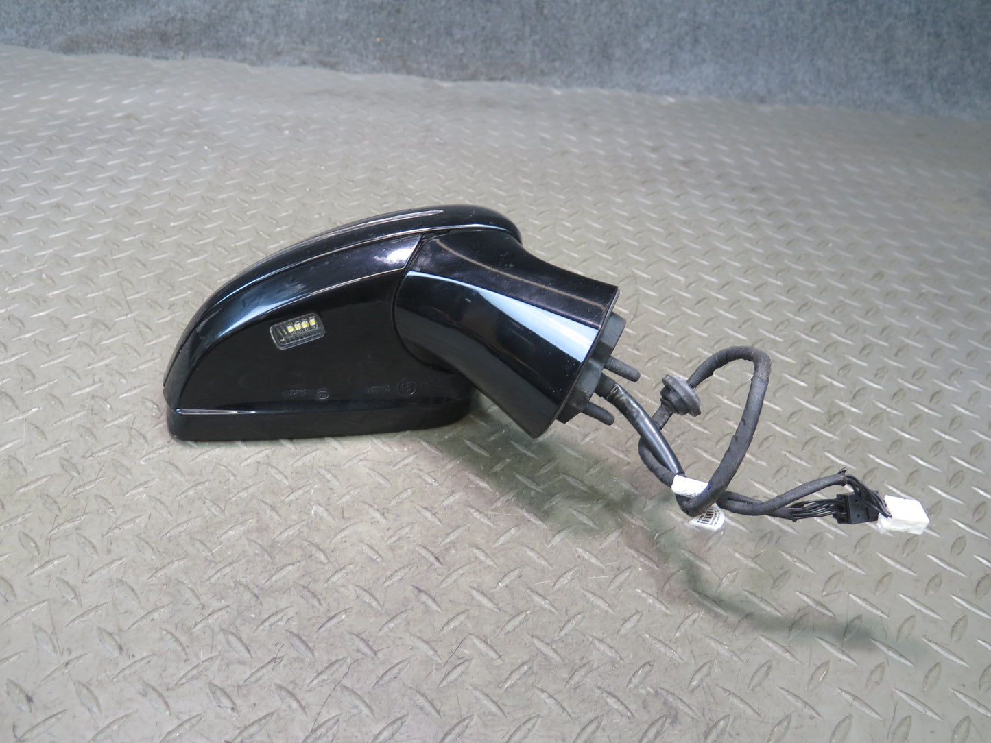 2012-2016 Mercedes R172 SLK Front Right Side Door Rear View Folding Mirror Black