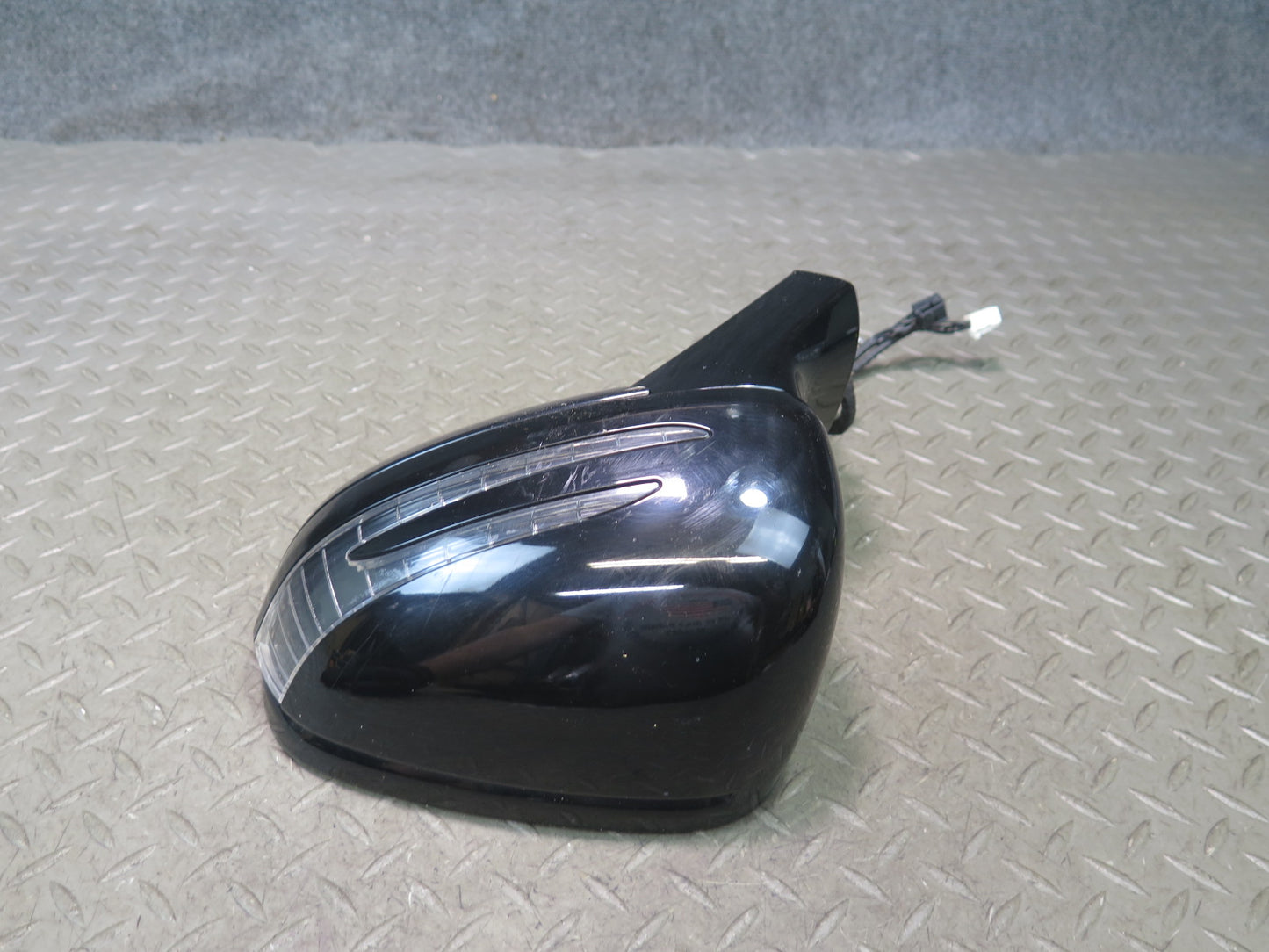 2012-2016 Mercedes R172 SLK Front Left Side Door Rear View Folding Mirror Black