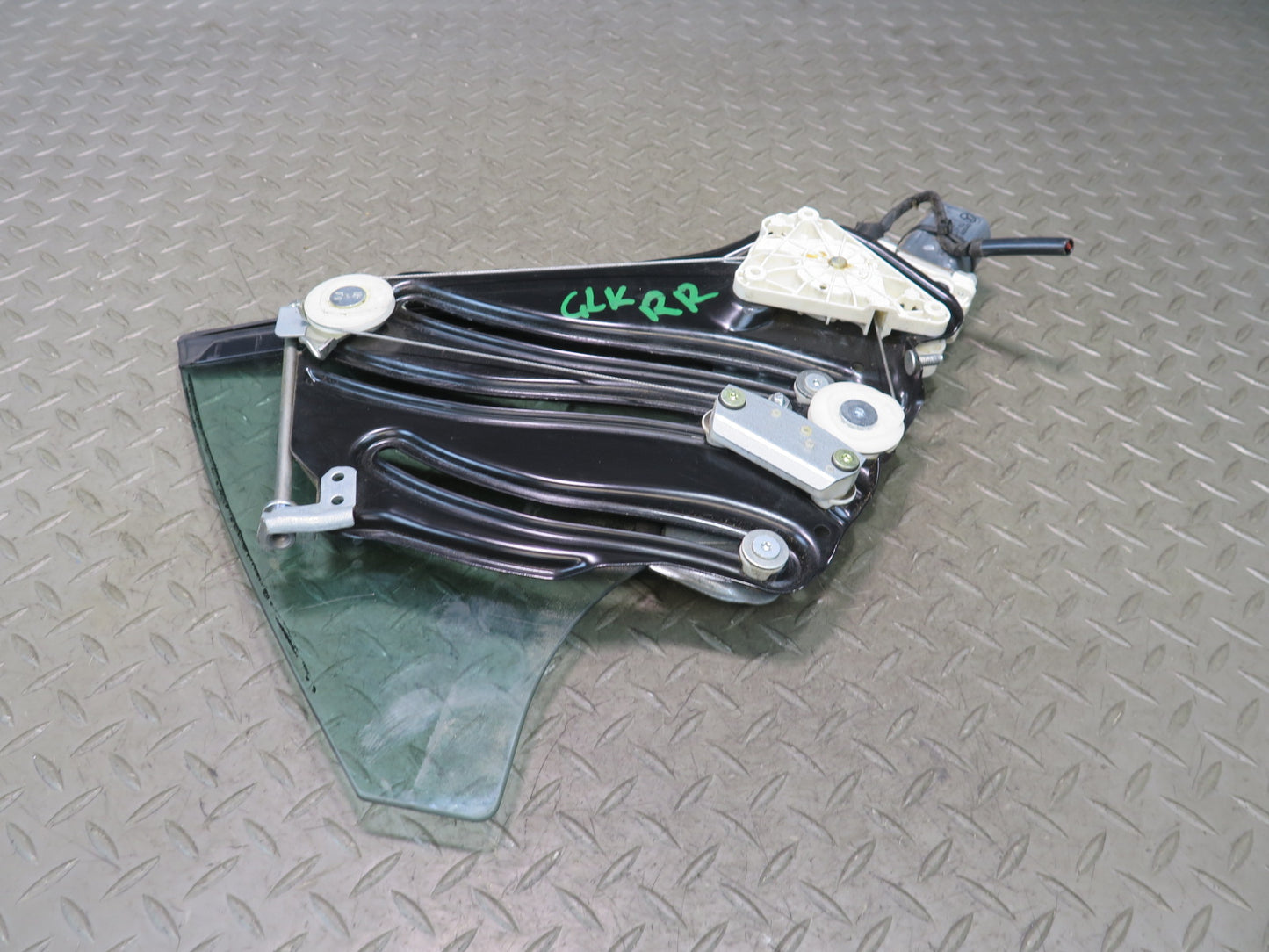 2012-2020 Mercedes R172 SLK SLC Right Pass Side Rear Window Glass W/ Regulator