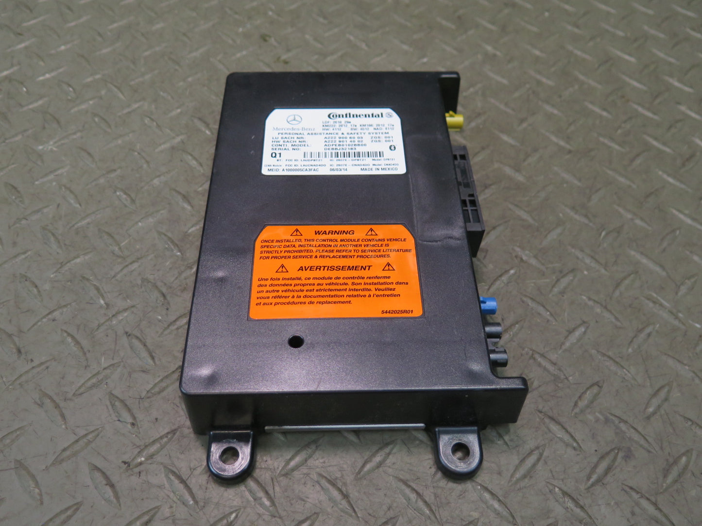 2012-2016 Mercedes R172 SLK Voice Phone Communication Control Module Unit