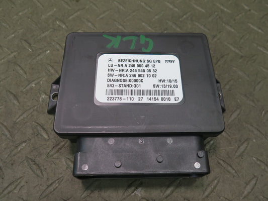 2012-2016 Mercedes R172 SLK Parking Brake Assist Control Module Unit A2469004512