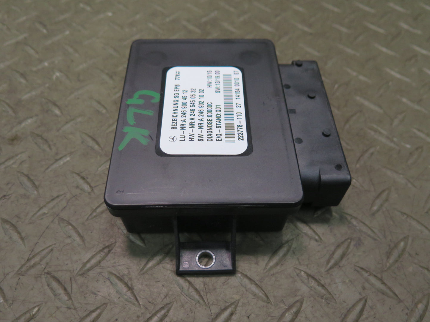 2012-2016 Mercedes R172 SLK Parking Brake Assist Control Module Unit A2469004512