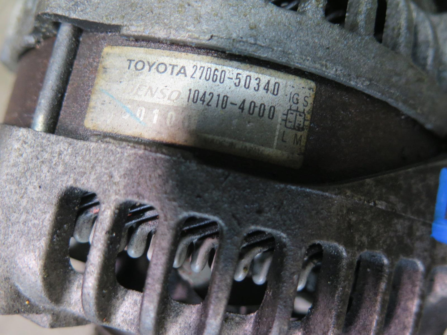 04-06 Lexus LS430 UCF30L 3UZFE Engine Alternator Generator 27060-50340 OEM