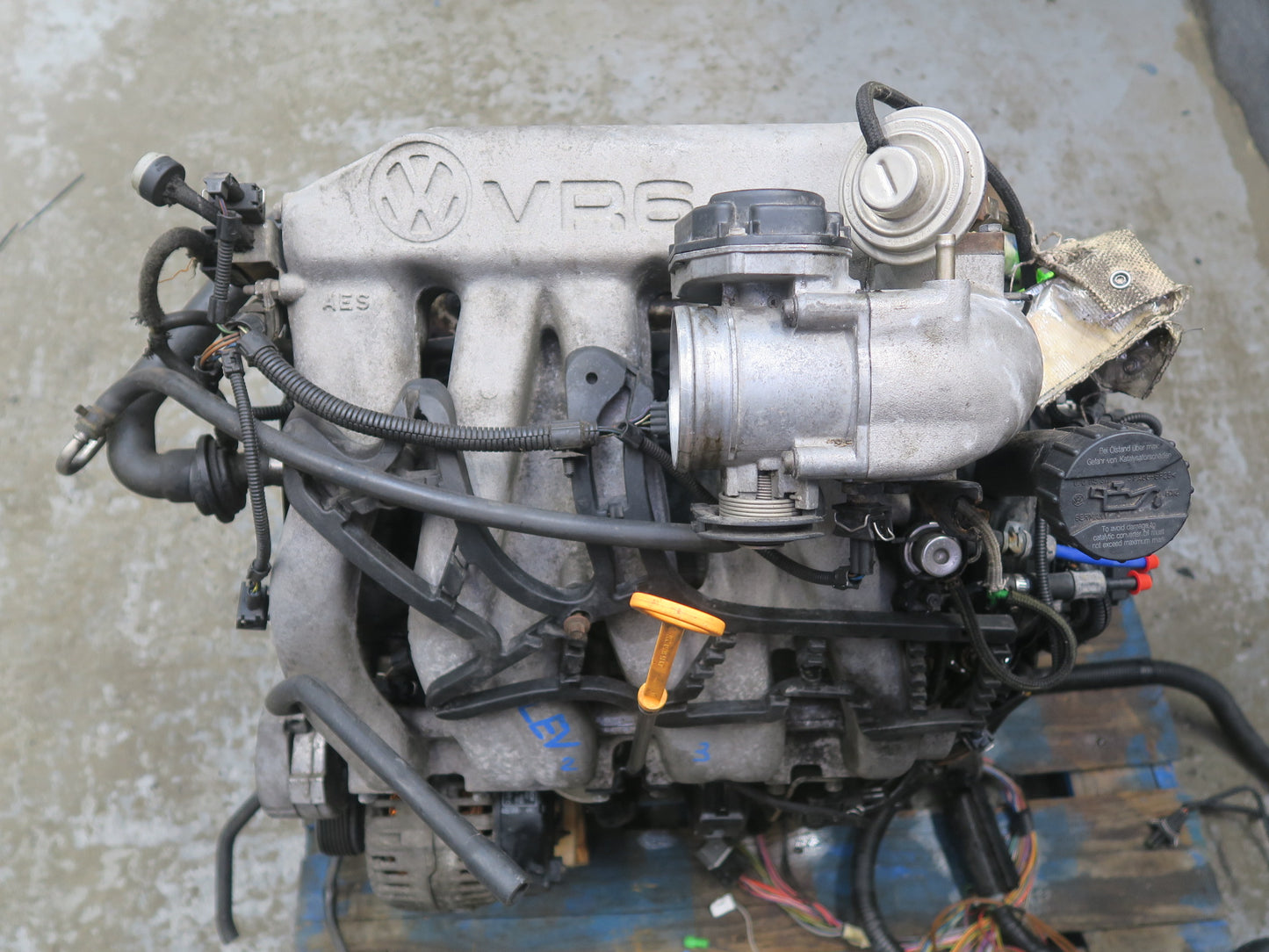 99-00 VW Eurovan T4 2.8L AES VR6 FWD A/T Complete Engine Motor 91K Miles OEM