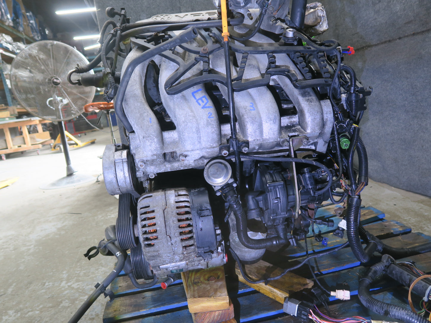 99-00 VW Eurovan T4 2.8L AES VR6 FWD A/T Complete Engine Motor 91K Miles OEM
