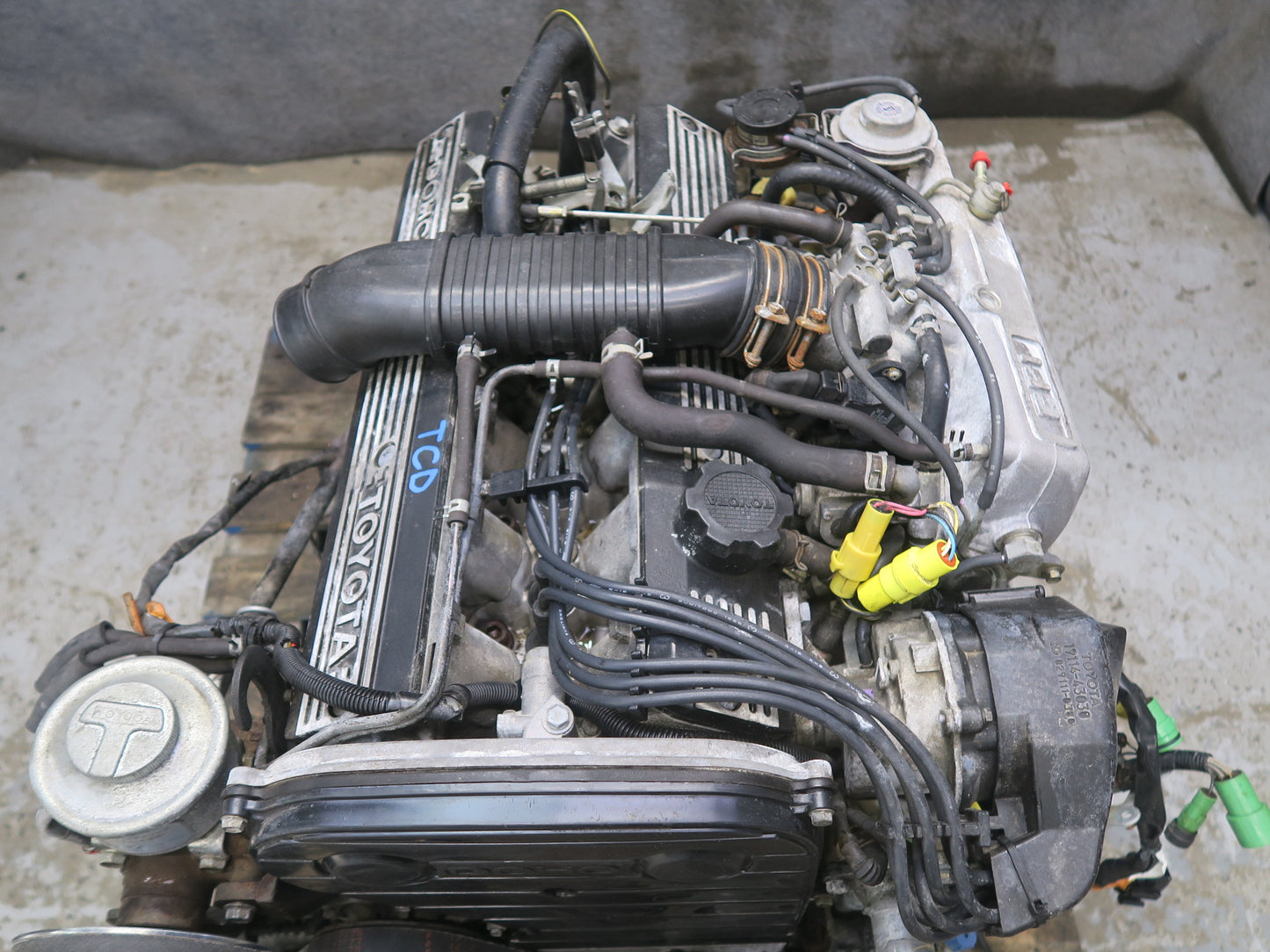 85-88 Toyota Cressida MX73 2.8L 5MGE RWD A/T Complete Engine Motor 45K Miles OEM