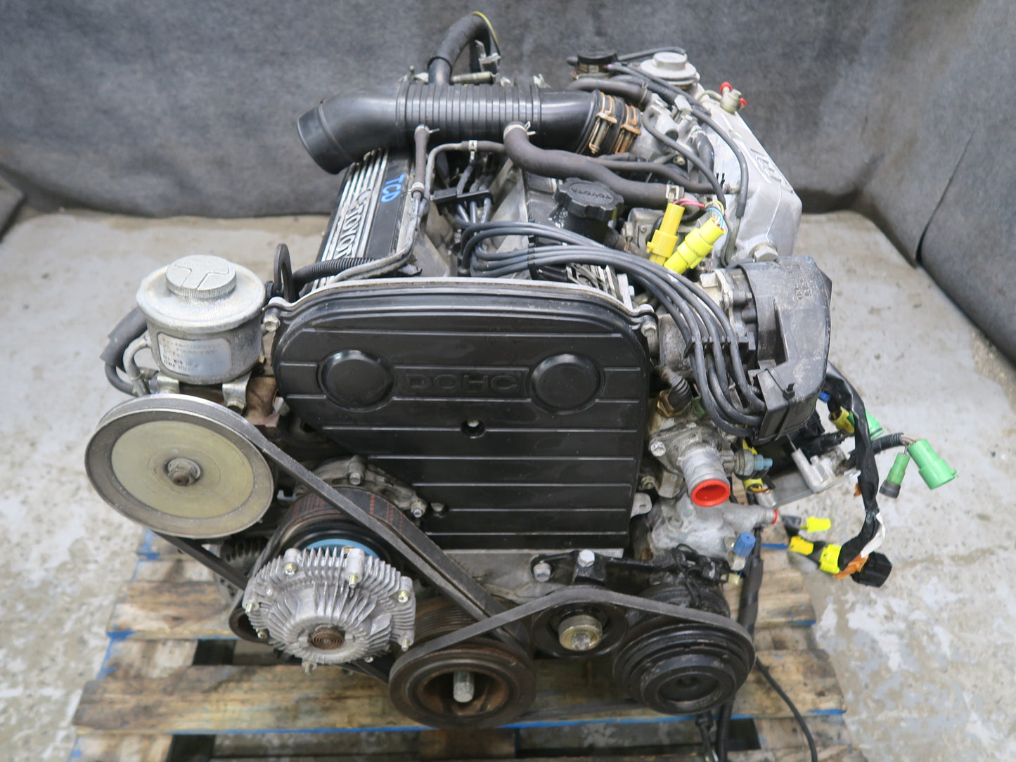 85-88 Toyota Cressida MX73 2.8L 5MGE RWD A/T Complete Engine Motor 45K Miles OEM