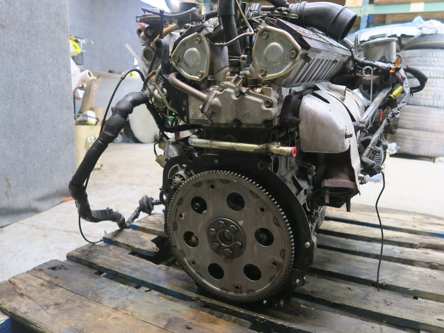 85-88 Toyota Cressida MX73 2.8L 5MGE RWD A/T Complete Engine Motor 45K Miles OEM