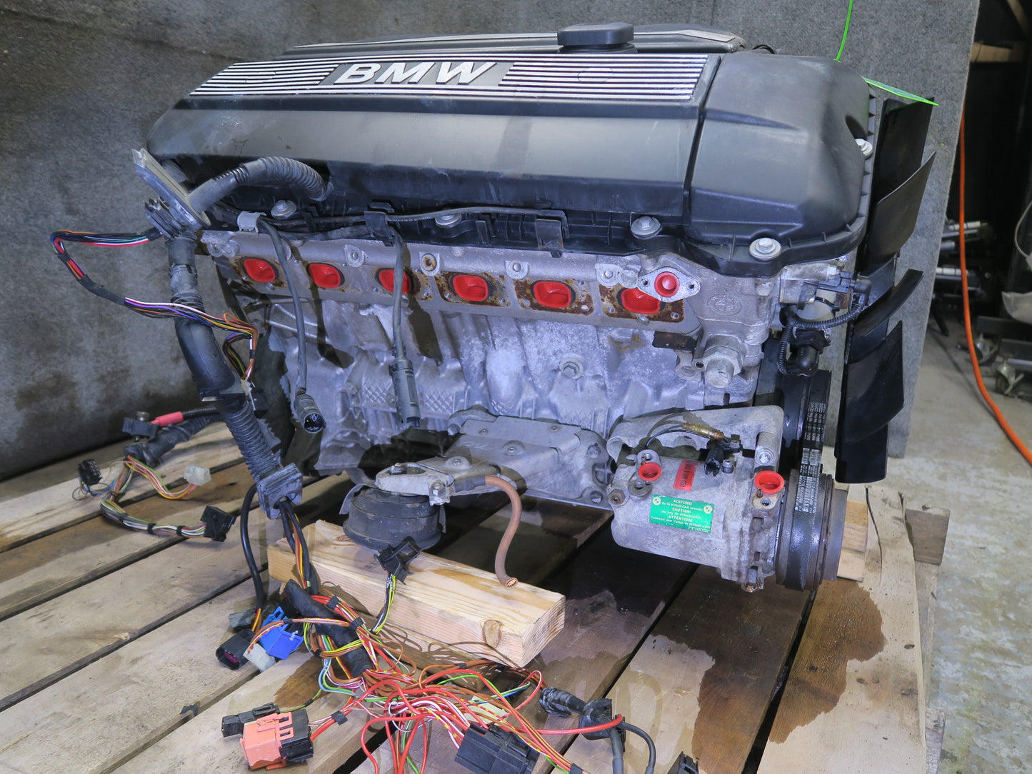 01-02 BMW E36/7 Z3 3.0L M54 M54B30 RWD Complete Engine Motor 57K Miles OEM
