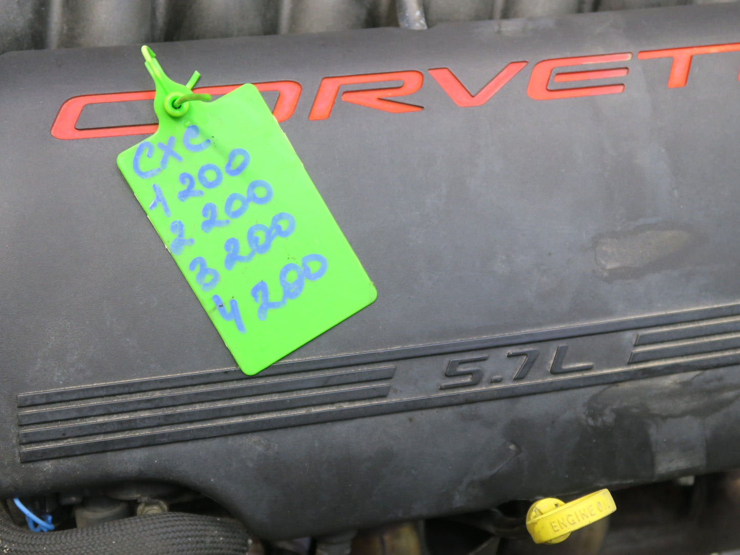 1998 Chevrolet Corvette C5 5.7L LS1 Complete Engine Motor Only 45k Miles