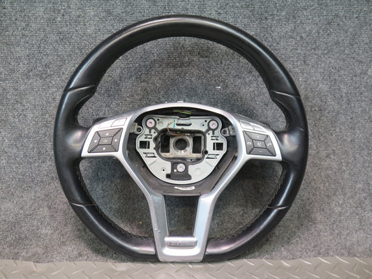 13-16 Mercedes R231 SL550 Sport Leather Steering Black w Controls & Paddles OEM