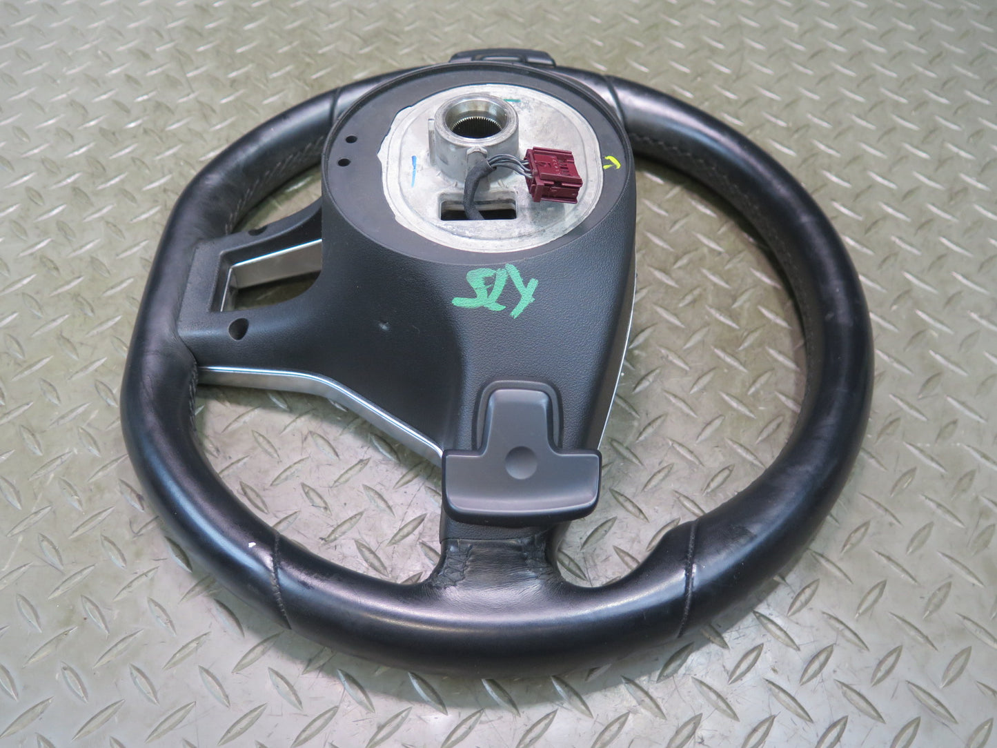 13-16 Mercedes R231 SL550 Sport Leather Steering Black w Controls & Paddles OEM