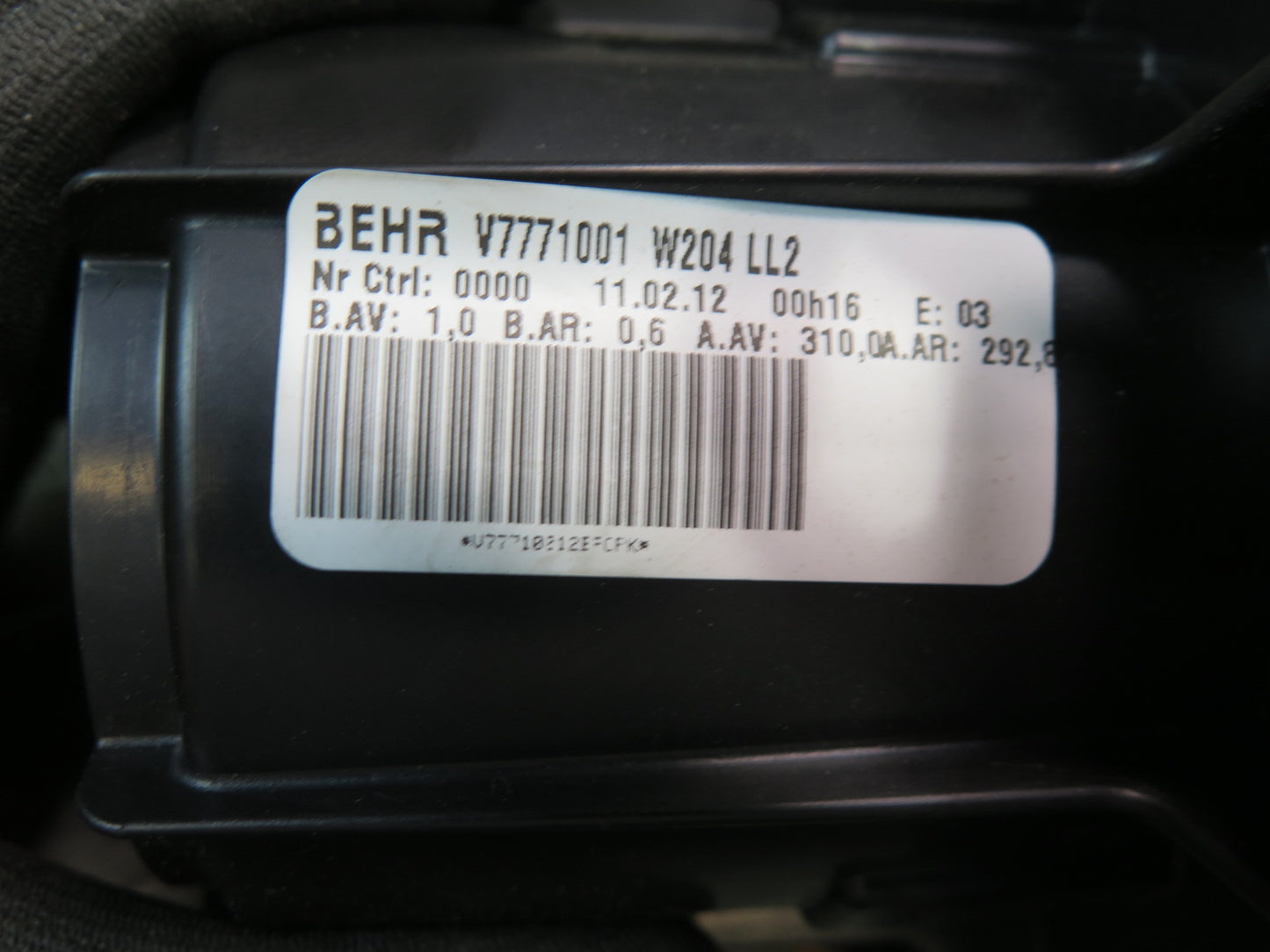 13-20 Mercedes R231 SL550 A/C Heater Blower Motor Fan w Resistor OEM