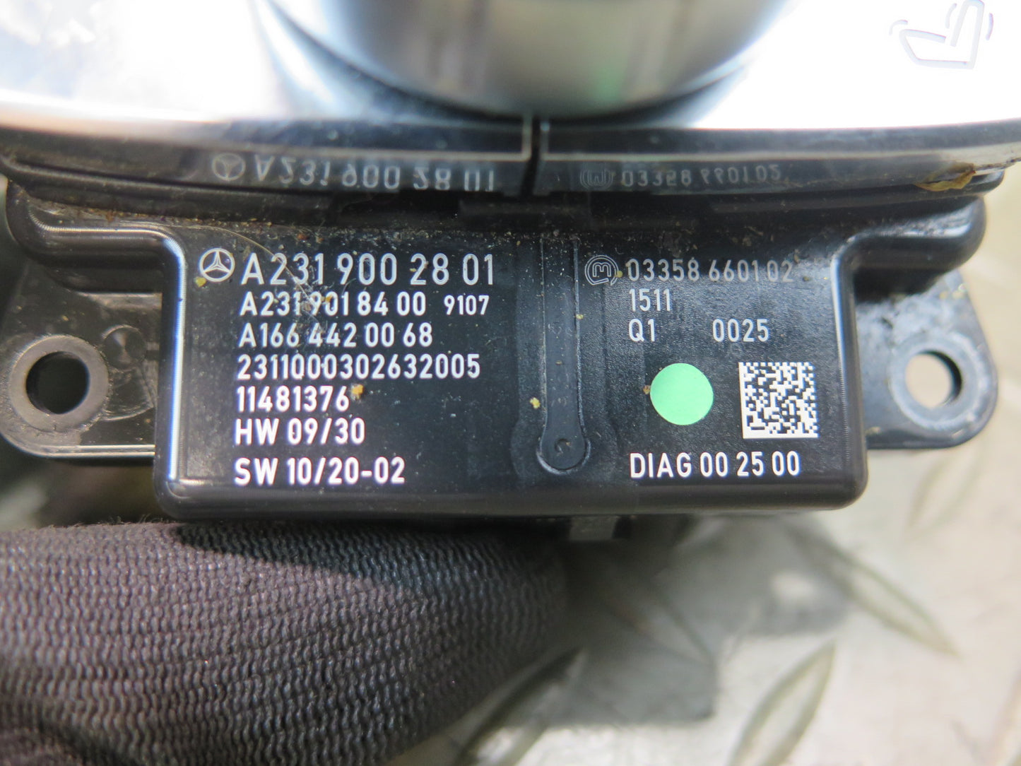 13-20 Mercedes R231 SL550 Center Console Navigation Multi Switch 2319002801 OEM