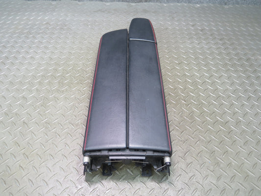 13-20 Mercedes R231 SL550 AMG Center Console Leather Armrest RED Stitching OEM