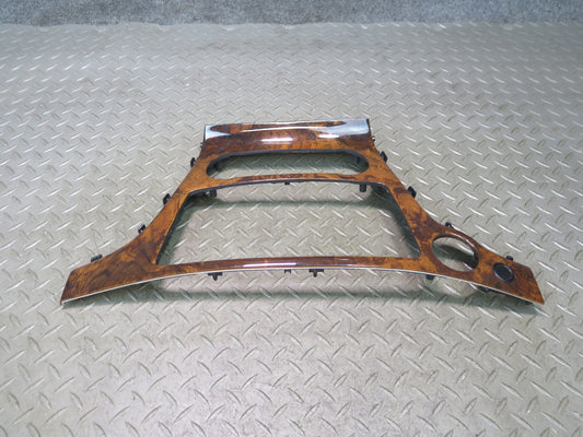 13-20 Mercedes R231 SL550 Dash Front Center Wood Trim Bezel Cover Panel OEM