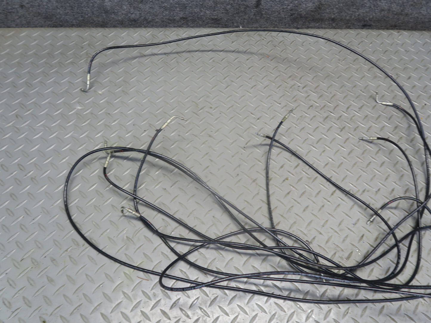 96-02 Mercedes R129 Sl-class Convertible TOP Roof Hydraulic Line Cable Set OEM