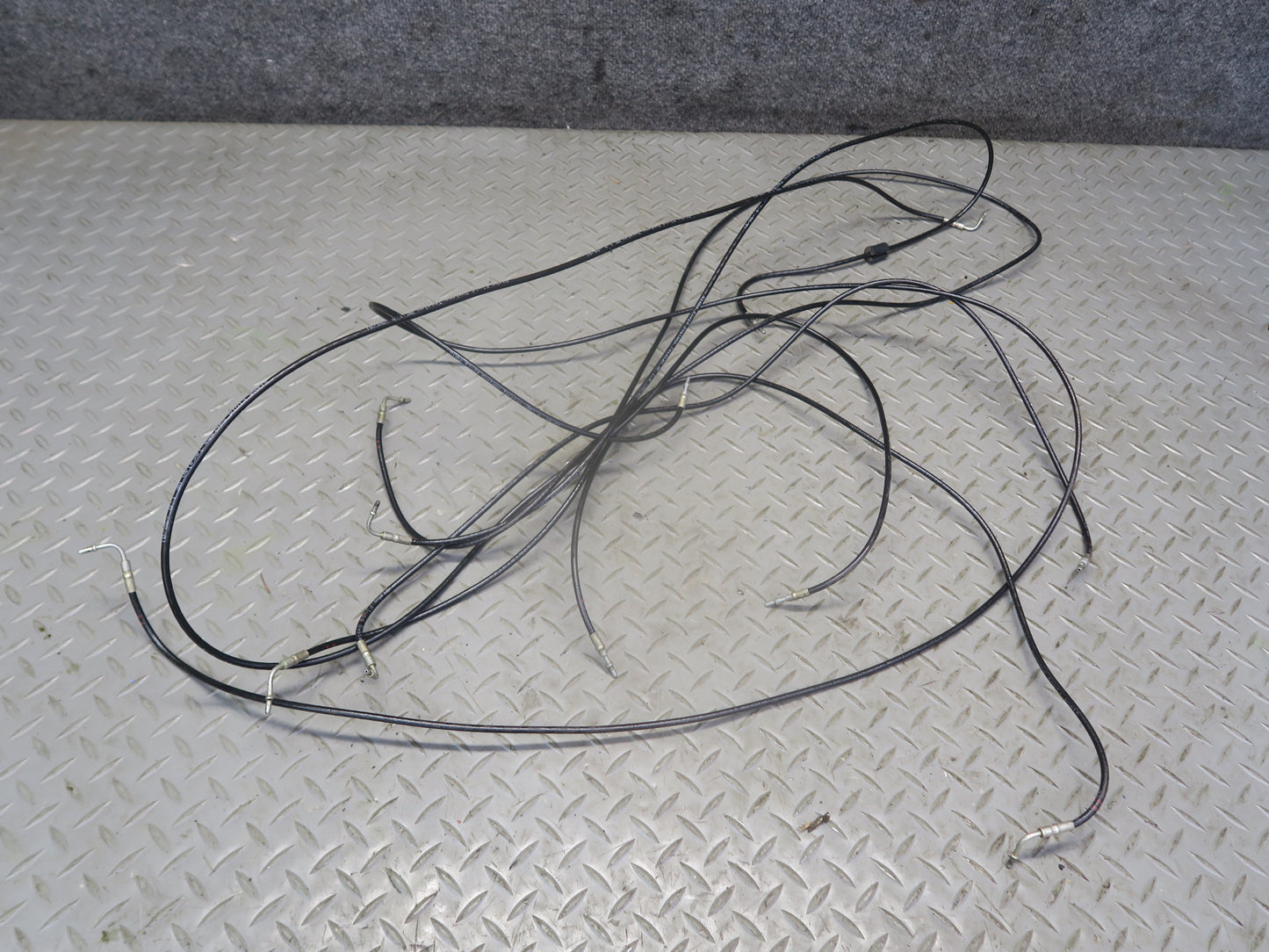 96-02 Mercedes R129 Sl-class Convertible TOP Roof Hydraulic Line Cable Set OEM