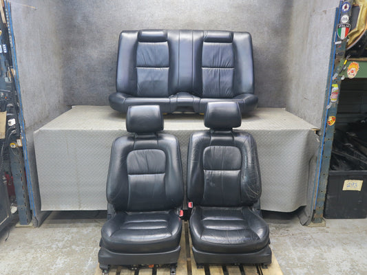 97-00 Lexus Lexus SC300 SC400 UZZ30L Front & Rear Leather Seat Black Set OEM