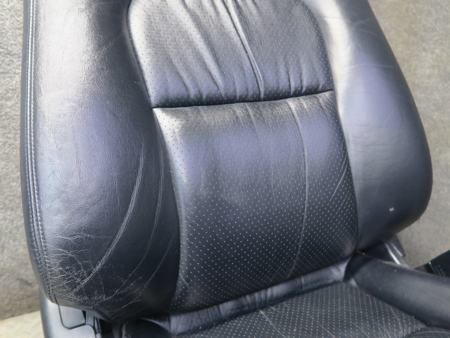 97-00 Lexus Lexus SC300 SC400 UZZ30L Front & Rear Leather Seat Black Set OEM