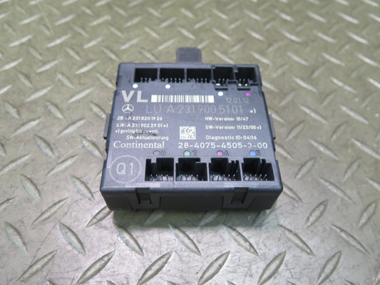 13-20 Mercedes R231 SL550 Left Driver Door Control Module 2319005101 OEM