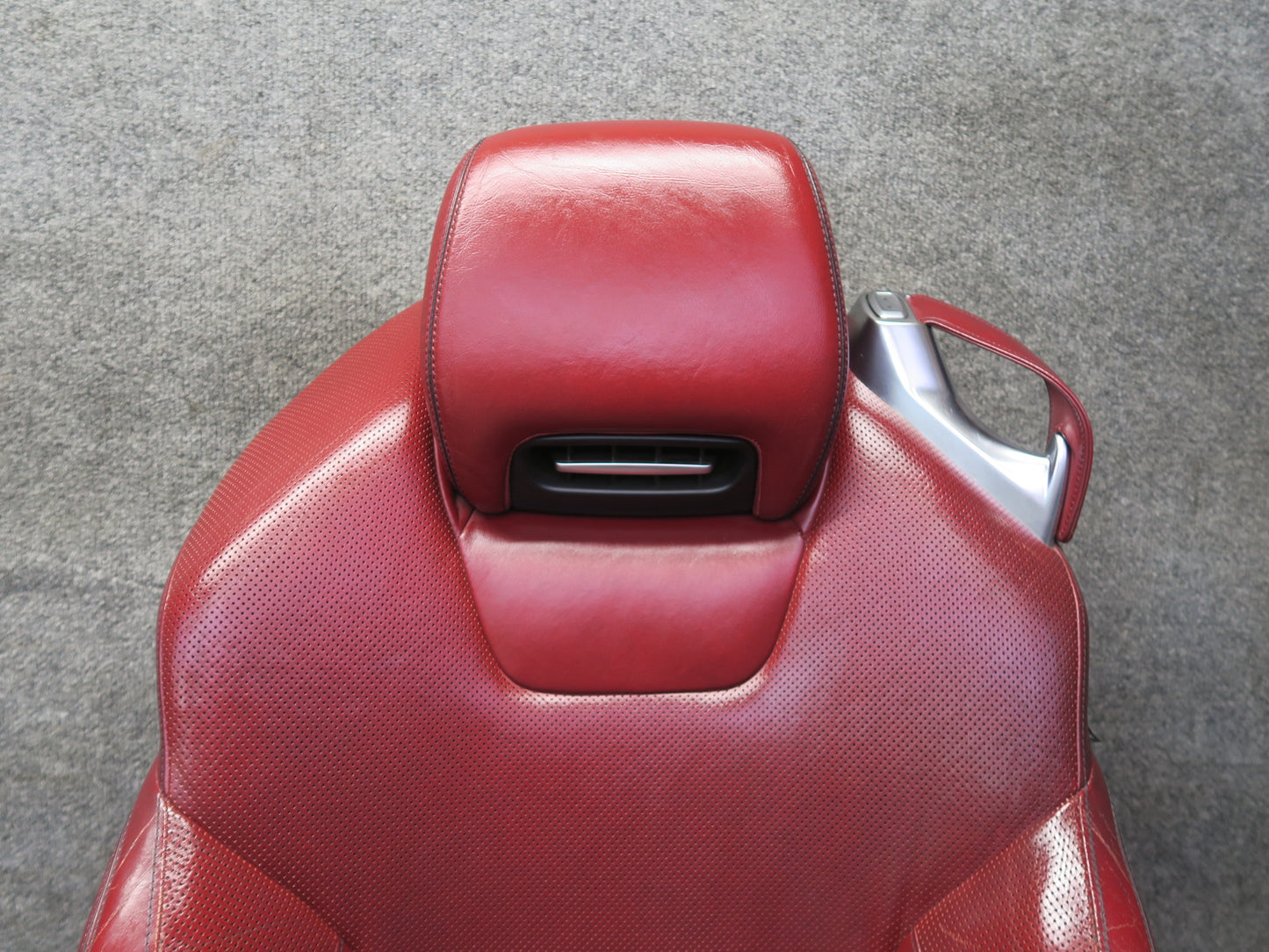 13-16 Mercedes R231 SL550 Front Left & Right Leather Dynamic Seat RED Set OEM