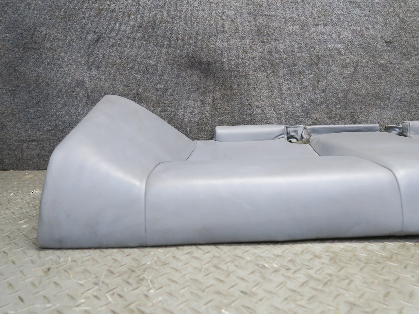 2001-2006 BMW E46 M3 Coupe Rear Seat Lower Leather Cushion Gray