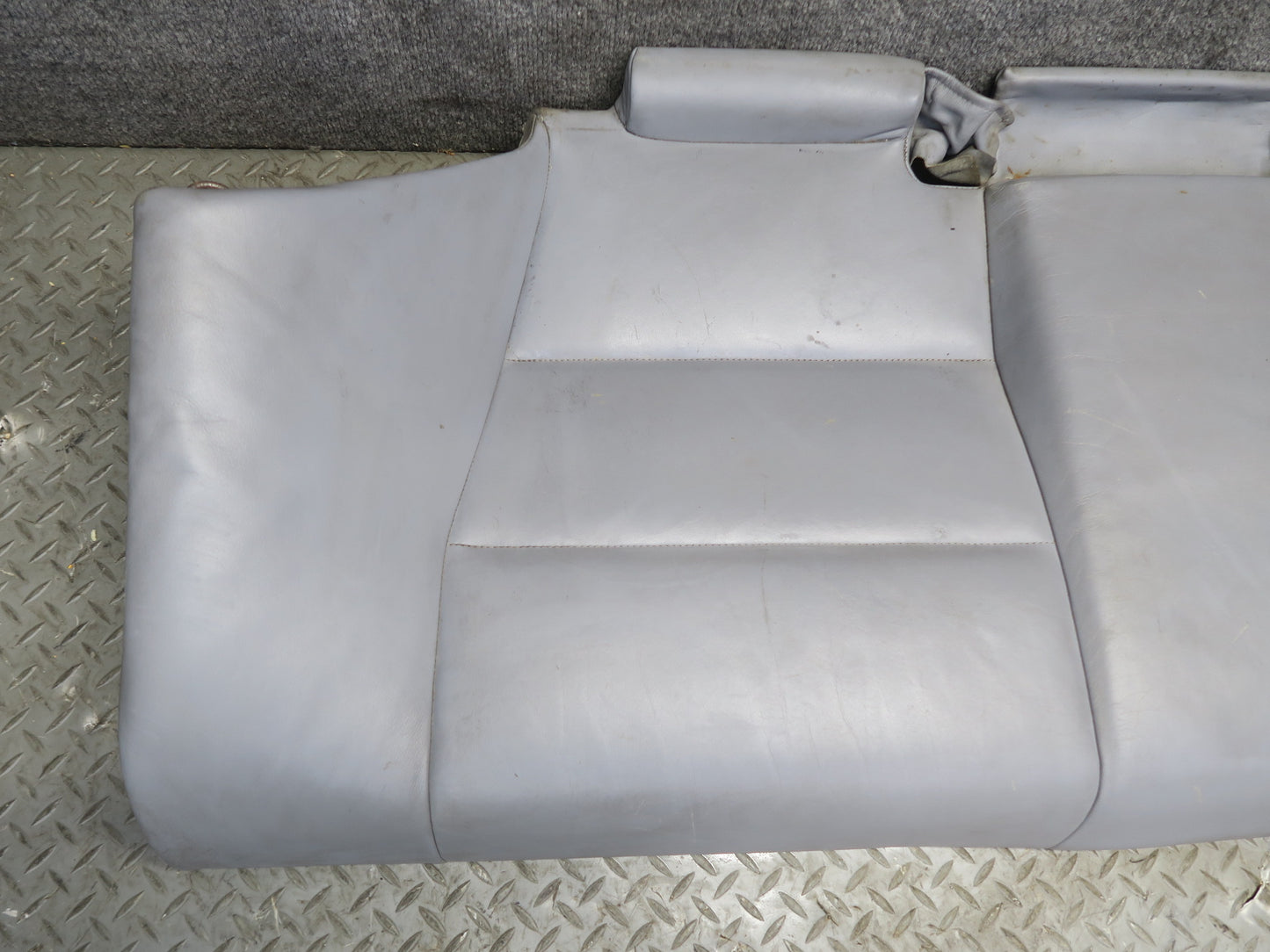 2001-2006 BMW E46 M3 Coupe Rear Seat Lower Leather Cushion Gray
