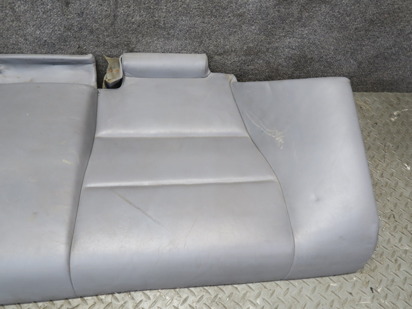 2001-2006 BMW E46 M3 Coupe Rear Seat Lower Leather Cushion Gray