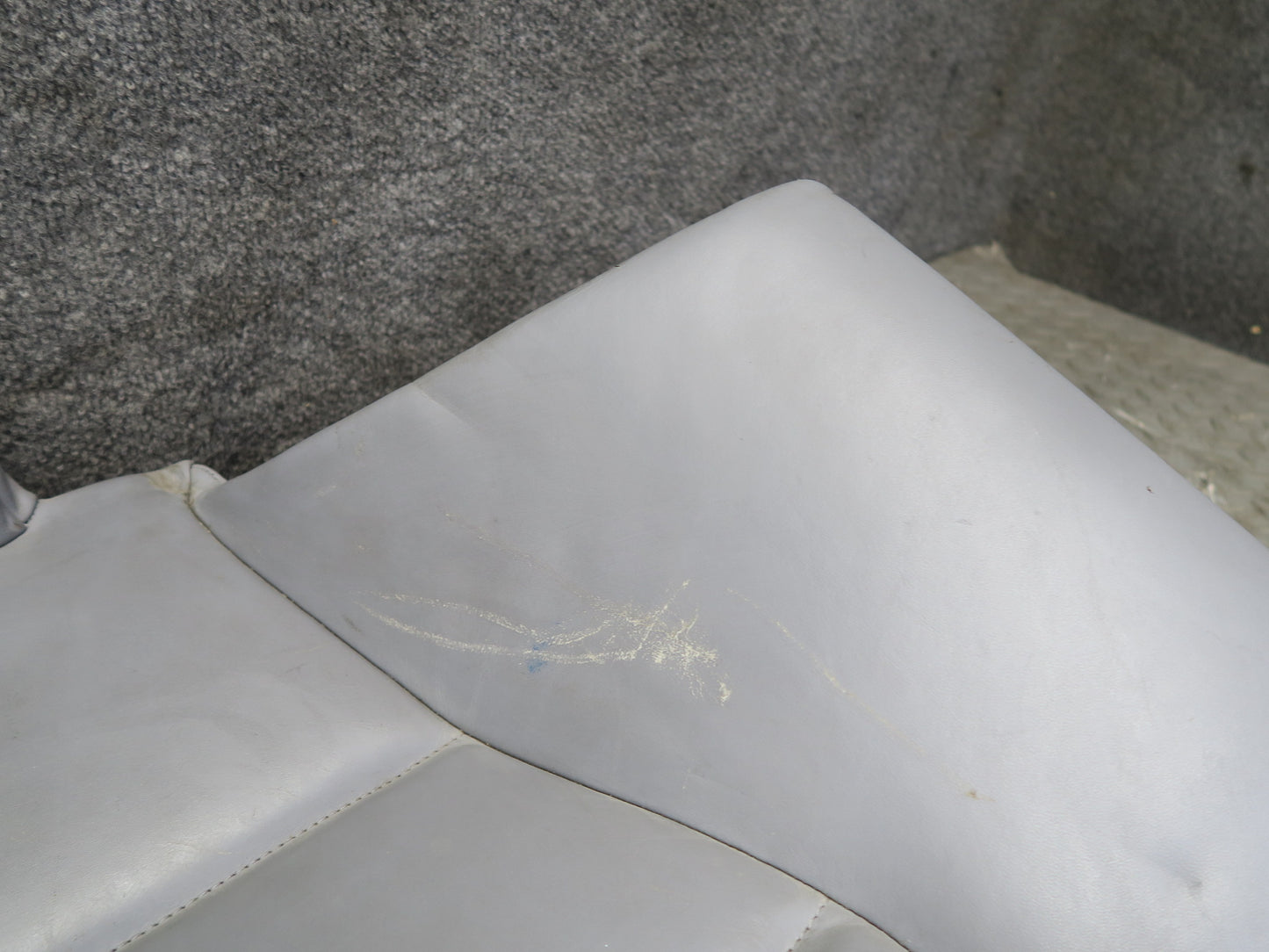 2001-2006 BMW E46 M3 Coupe Rear Seat Lower Leather Cushion Gray