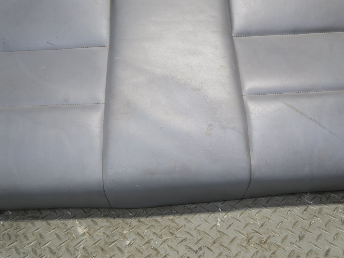 2001-2006 BMW E46 M3 Coupe Rear Seat Lower Leather Cushion Gray