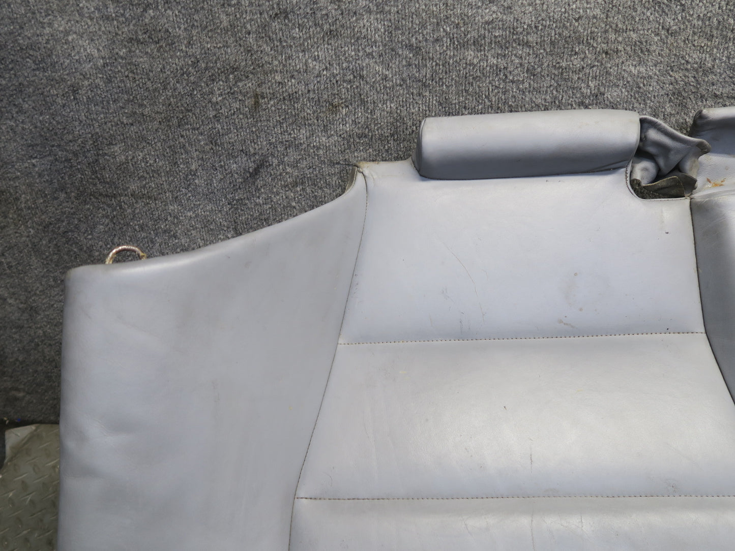 2001-2006 BMW E46 M3 Coupe Rear Seat Lower Leather Cushion Gray