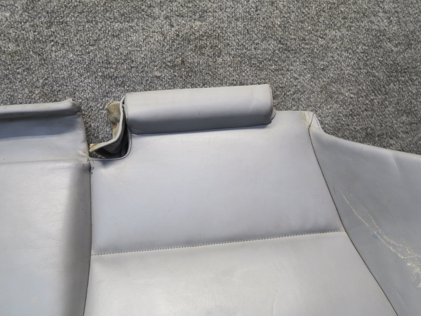 2001-2006 BMW E46 M3 Coupe Rear Seat Lower Leather Cushion Gray