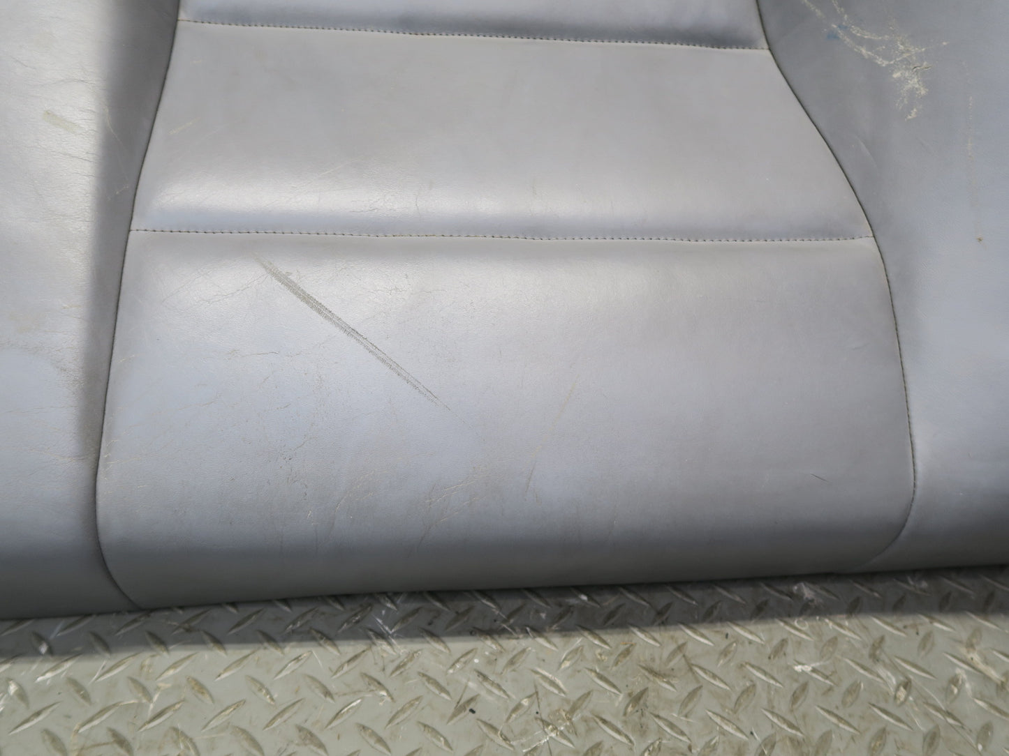 2001-2006 BMW E46 M3 Coupe Rear Seat Lower Leather Cushion Gray