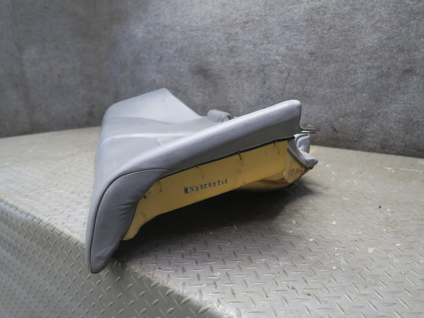 2001-2006 BMW E46 M3 Coupe Rear Seat Lower Leather Cushion Gray