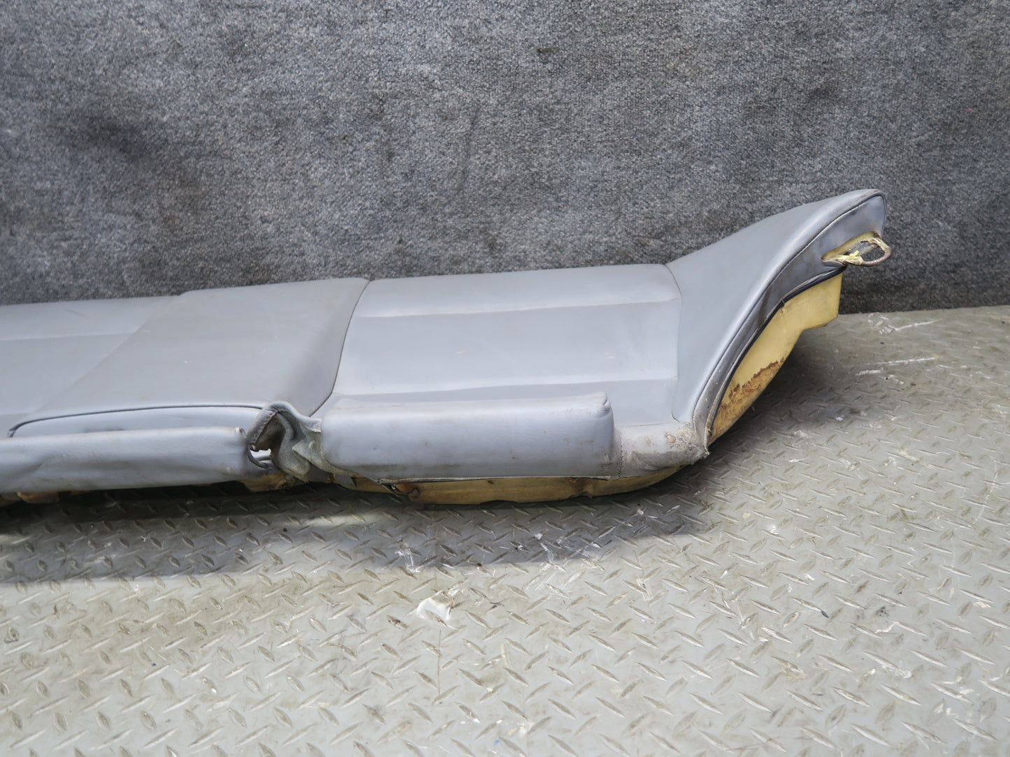 2001-2006 BMW E46 M3 Coupe Rear Seat Lower Leather Cushion Gray