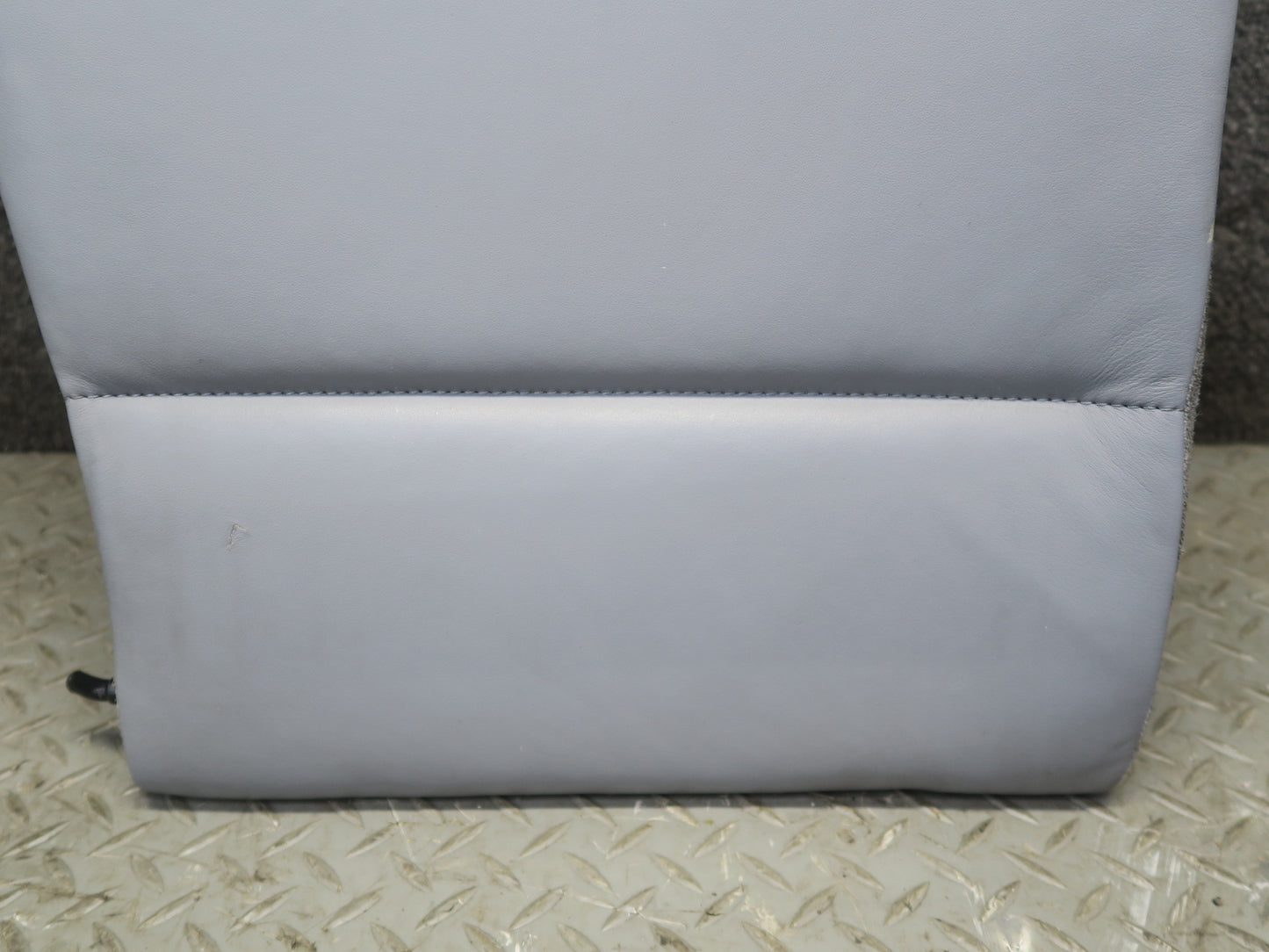 2001-2006 BMW E46 M3 Coupe Rear Right Seat Upper Backrest Leather Cushion Gray