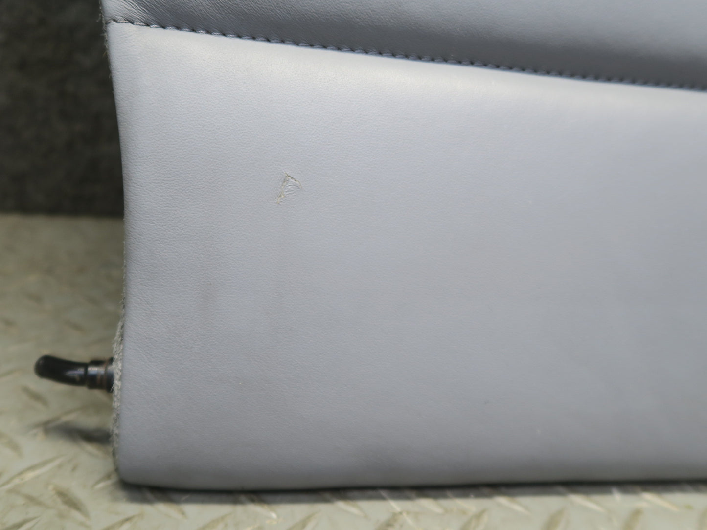2001-2006 BMW E46 M3 Coupe Rear Right Seat Upper Backrest Leather Cushion Gray