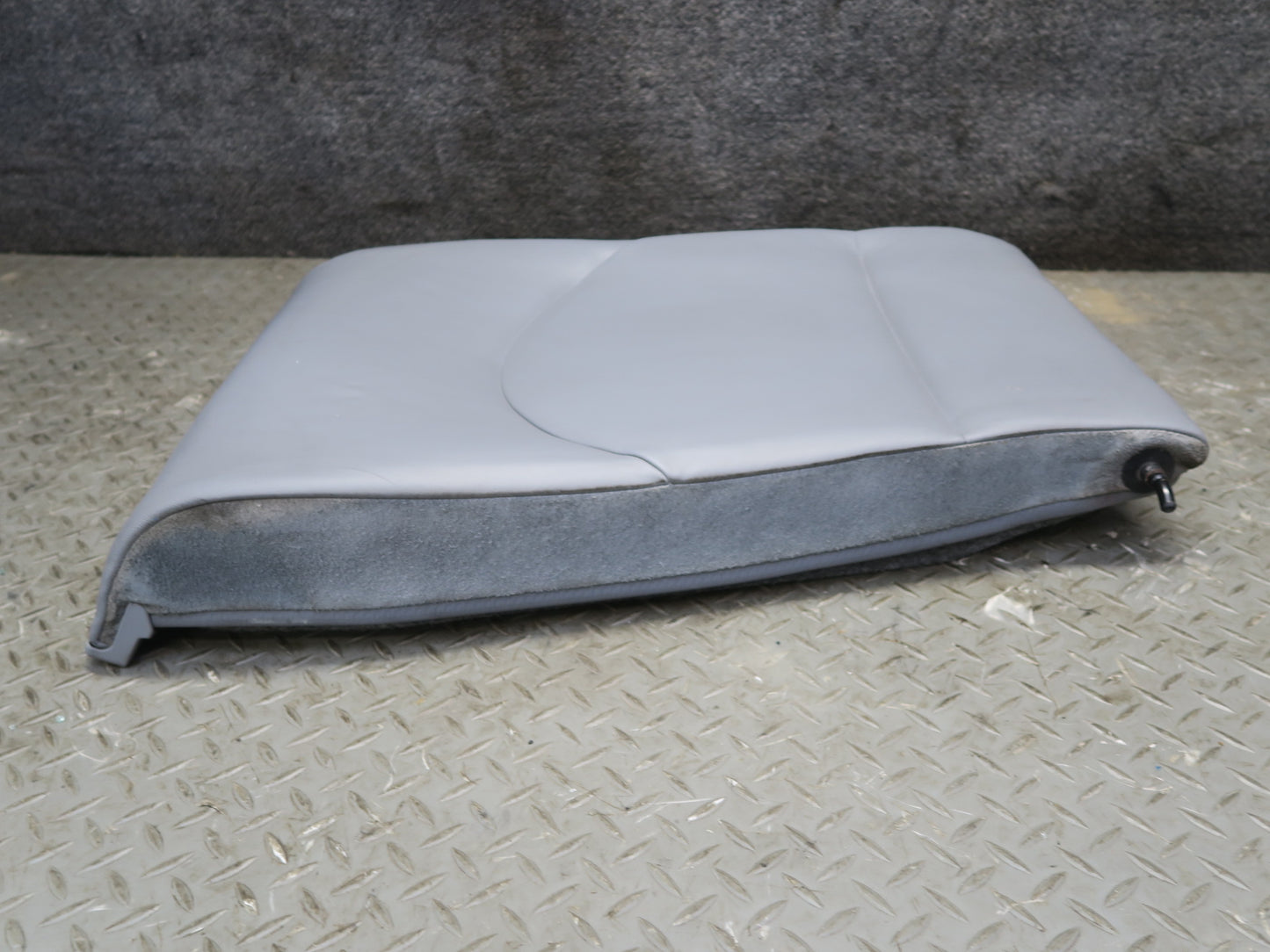 2001-2006 BMW E46 M3 Coupe Rear Right Seat Upper Backrest Leather Cushion Gray
