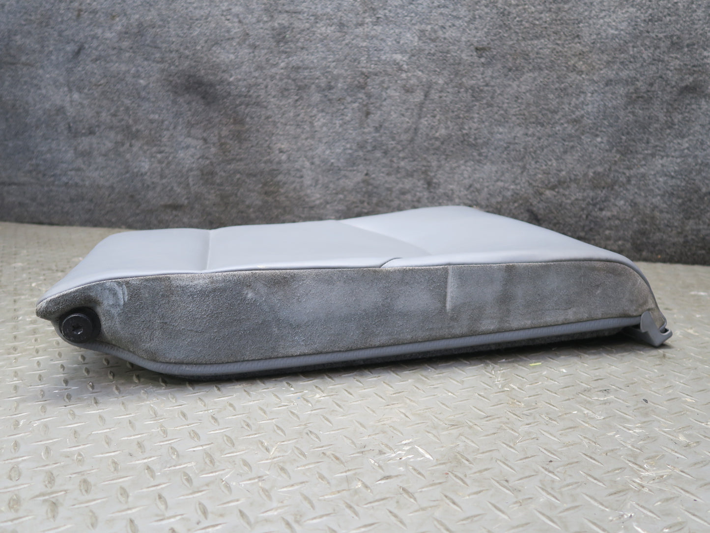2001-2006 BMW E46 M3 Coupe Rear Right Seat Upper Backrest Leather Cushion Gray