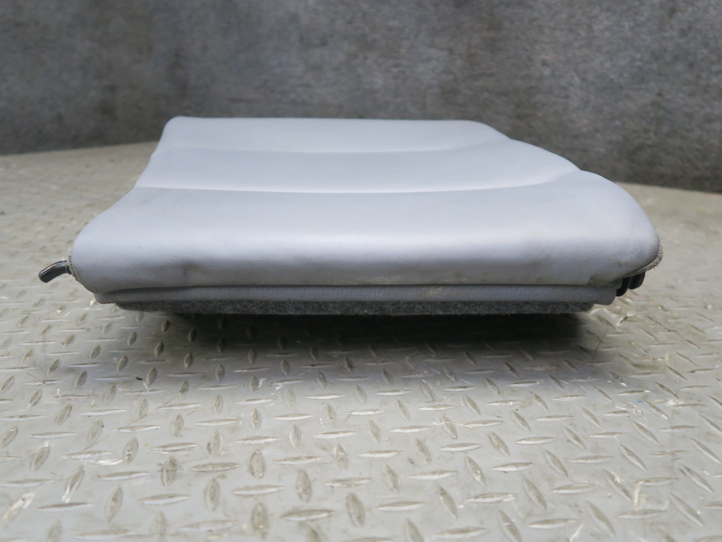 2001-2006 BMW E46 M3 Coupe Rear Right Seat Upper Backrest Leather Cushion Gray