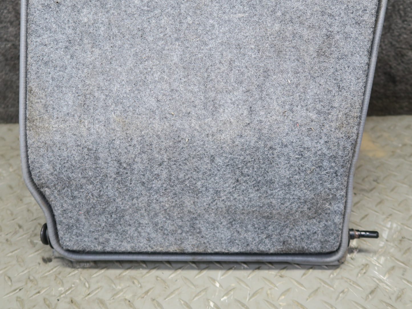 2001-2006 BMW E46 M3 Coupe Rear Right Seat Upper Backrest Leather Cushion Gray