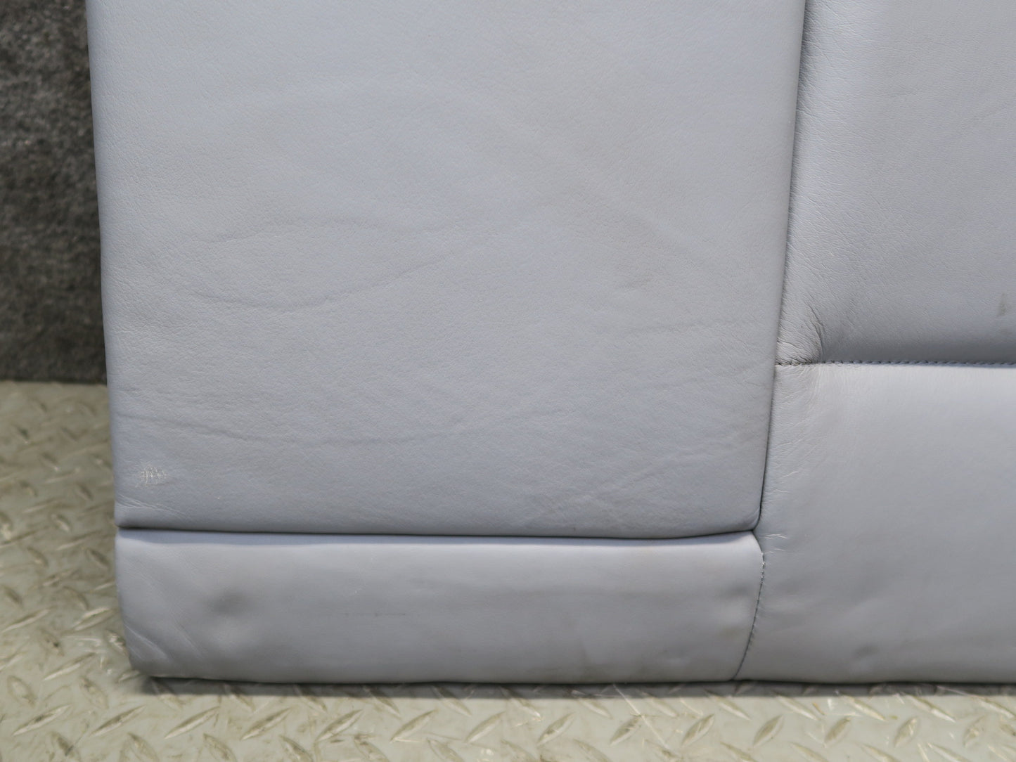 2001-2006 BMW E46 M3 Coupe Rear Left Seat Upper Backrest Leather Cushion Gray