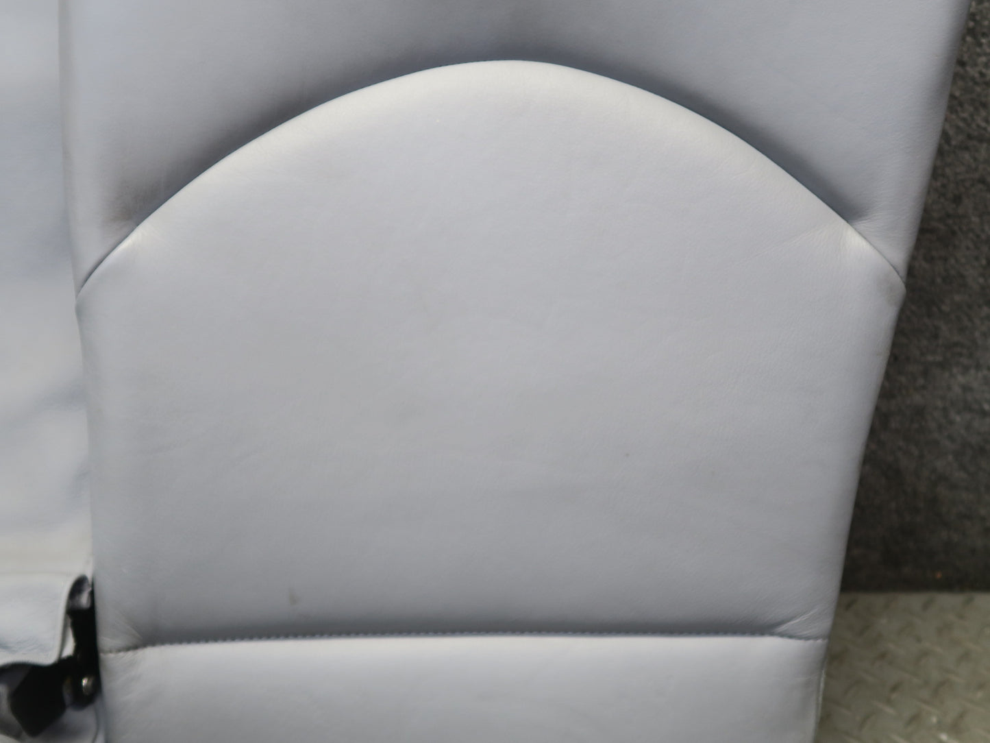 2001-2006 BMW E46 M3 Coupe Rear Left Seat Upper Backrest Leather Cushion Gray