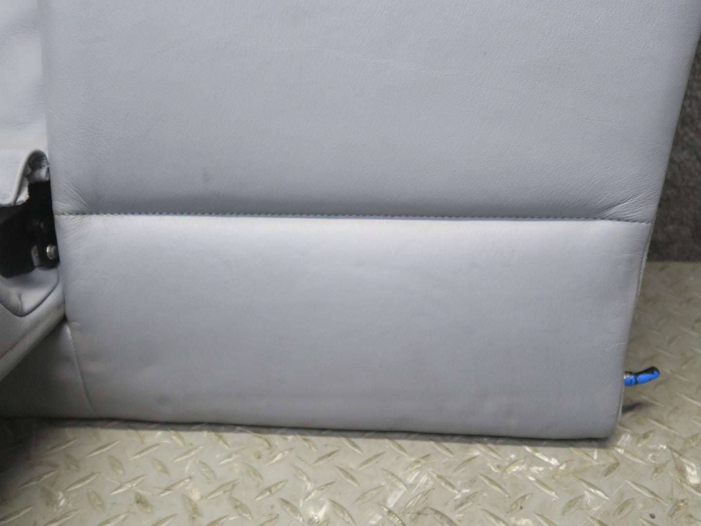 2001-2006 BMW E46 M3 Coupe Rear Left Seat Upper Backrest Leather Cushion Gray