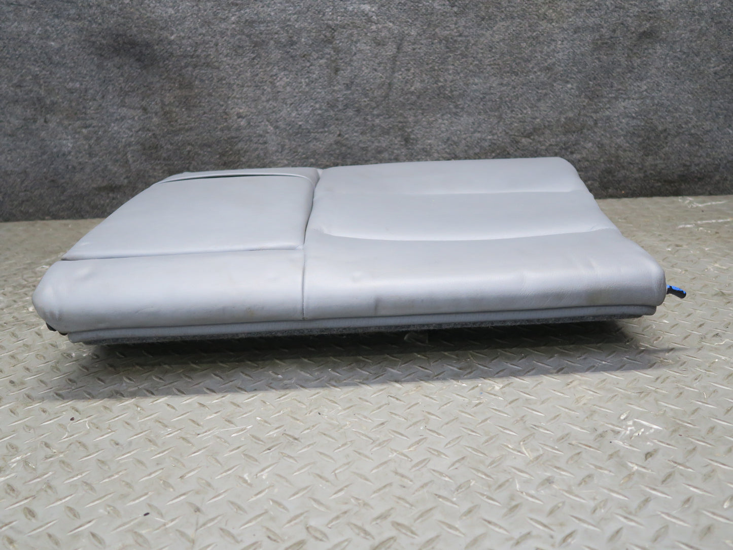 2001-2006 BMW E46 M3 Coupe Rear Left Seat Upper Backrest Leather Cushion Gray