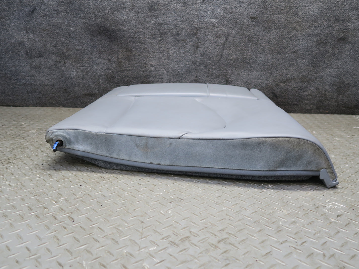 2001-2006 BMW E46 M3 Coupe Rear Left Seat Upper Backrest Leather Cushion Gray