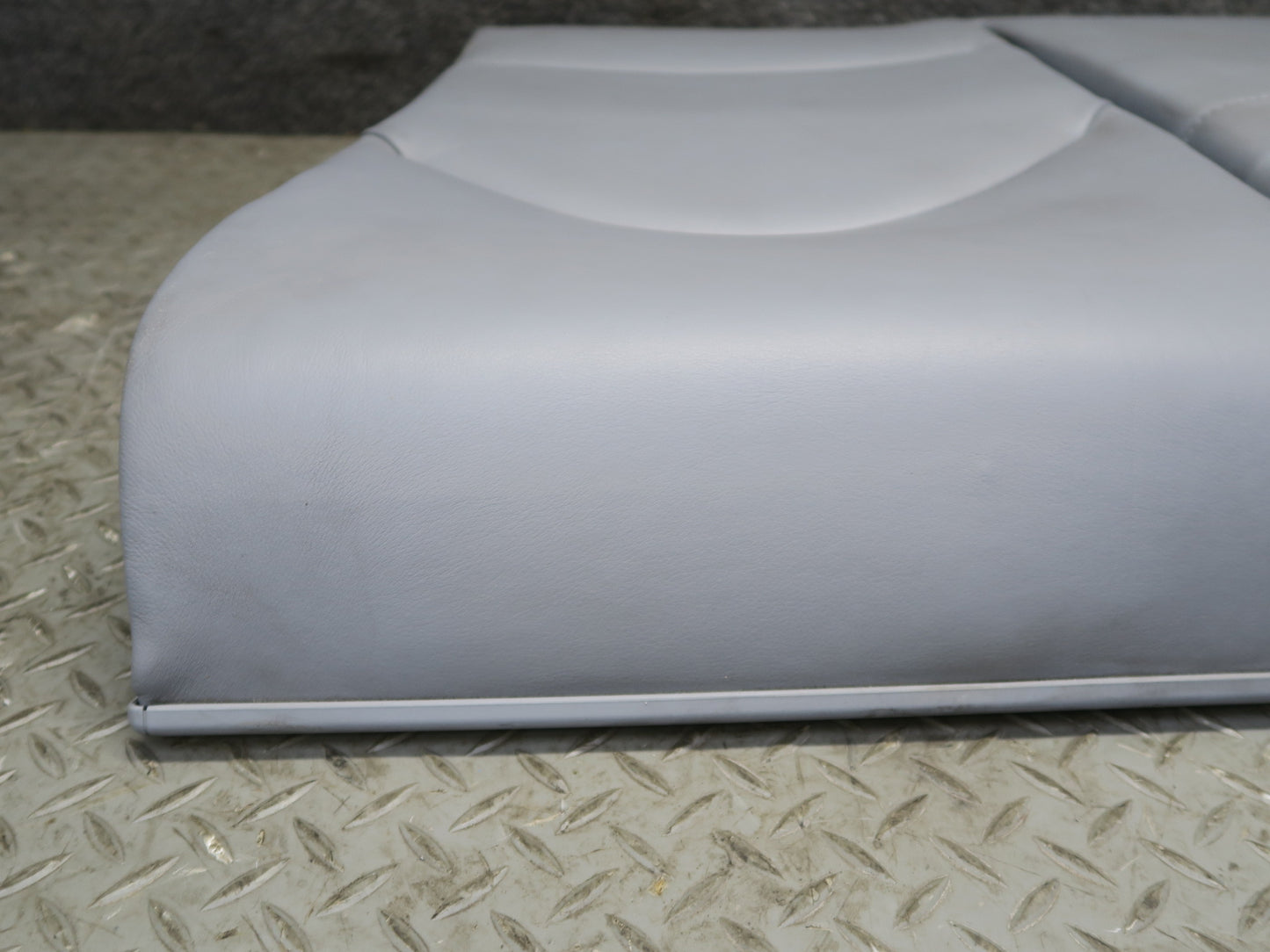 2001-2006 BMW E46 M3 Coupe Rear Left Seat Upper Backrest Leather Cushion Gray